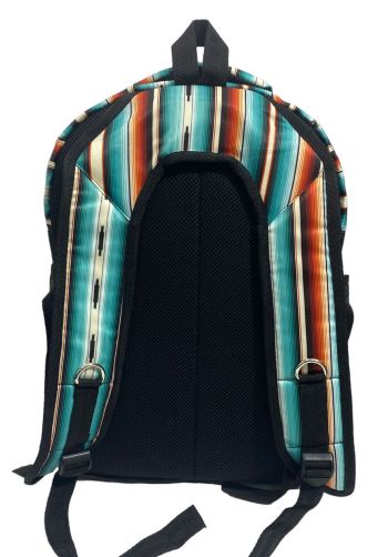 Showman Teal Serape Tactical Backpack #3